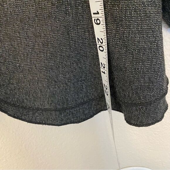 Maurices 3/4 Sleeve Military style blazer ruffled jacket sports coat dark Gray-L - Picture 8 of 10